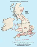 Anglo Saxon Map - Click to Enlarge